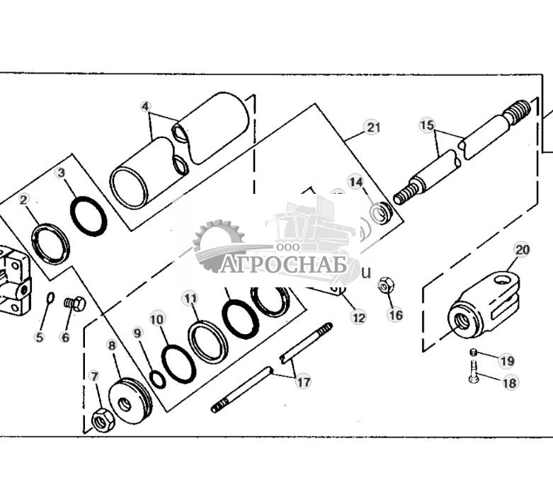 Hydraulic Fold Cylinder, 5